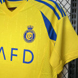 2024/25 Al Nassr Home Yellow Fans Soccer Jersey