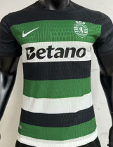 2024/25 Sporting CP Lisbon Home Green Player Version Soccer Jersey 里斯本
