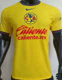 2024/25 Club America Home Yellow Player Version Soccer Jersey