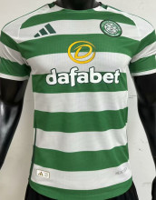 2024/25 Celtic Home White Green Player Version Soccer Jersey