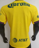 2024/25 Club America Home Yellow Player Version Soccer Jersey