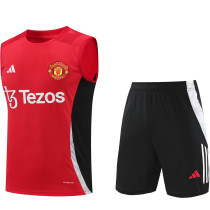 2025 M Utd Red Vest Training Jersey(A Set)