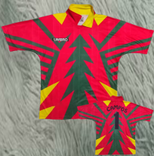 Mexico Campos #1 Red Commemorative Edition Retro Soccer Jersey (纪念版)