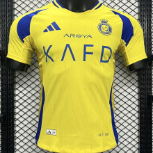 2024/25 Al Nassr Home Yellow  Player Version Soccer Jersey