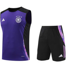 2025 Germany Purple Vest Training Jersey(A Set)