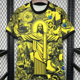 2024/25 Brazil Special Edition Yellow Fans Jersey