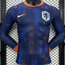 2024/25 NL Away Blue Player Version Long Sleeve Jersey