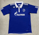 2010/11 Schalke 04 Home Blue Retro Soccer Jersey