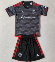 2024/25 D.C. United Home Black Kids Soccer Jersey  华盛顿特区联