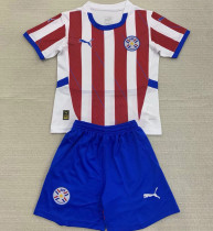 2024/25 Paraguay Home Kids Soccer Jersey