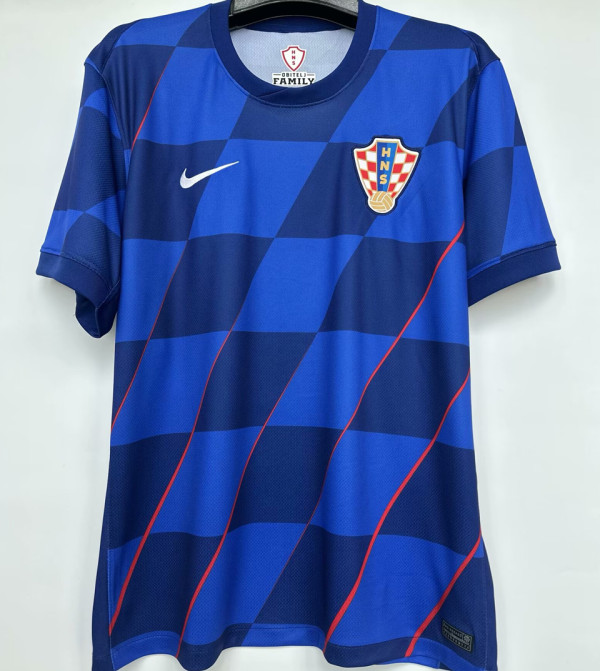 2024/25 Croatia 1:1 Quality Away Fans Soccer Jersey