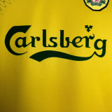 2004/05 LFC Away Yellow Retro Soccer Jersey