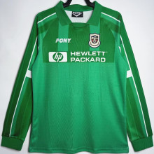 1997/99 TH FC GK Green Retro Long Sleeve Soccer Jersey