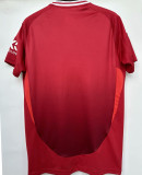 2024/25 M Utd 1:1 Quality Home Red Fans Soccer Jersey