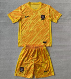 2024/25 Portugal GK Yellow Kids Jersey