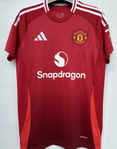 2024/25 M Utd 1:1 Quality Home Red Fans Soccer Jersey