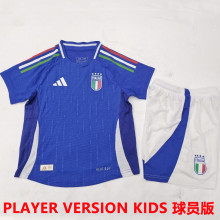 2024/25 Italy Home Player Version Kids Jersey 球员版童装