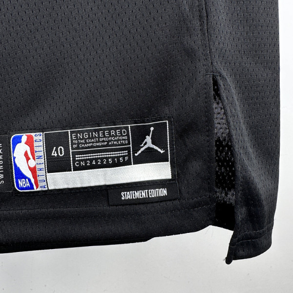 2025 Celtics PORAIGIS 8 Black NBA Jerseys