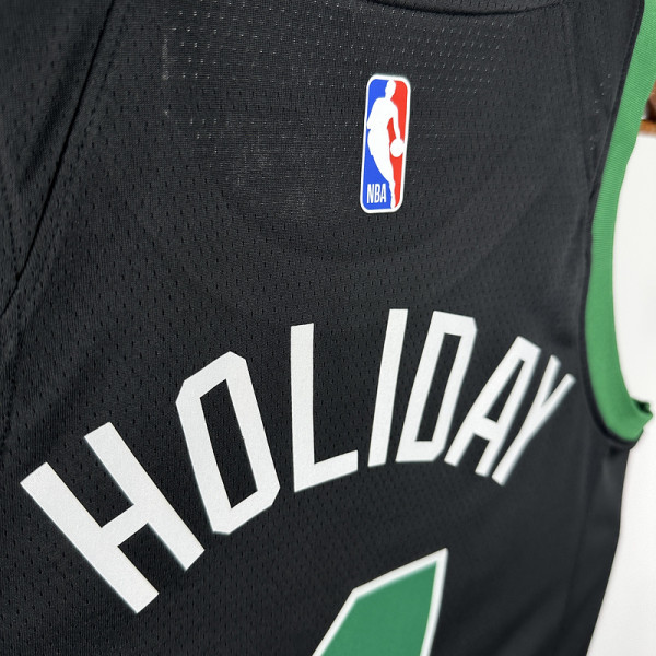 2025 Celtics HOLIDAY 4 Black NBA Jerseys
