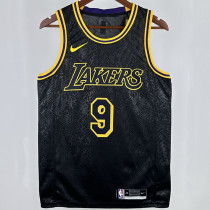 2025 Lakers JAMES JR. #9 Black NBA Jerseys 热压