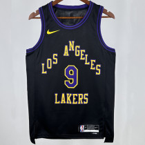 2025 Lakers JAMES JR. #9 Black City Edition NBA Jerseys 热压