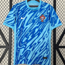 2024/25 Portugal Blue GK Fans Soccer Jersey