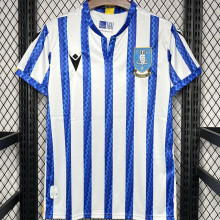 2024/25 Sheffield Wednesday Home Fans Soccer Jersey 谢周三