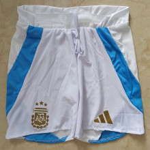 2024/25 Argentina Home White Player Version Shorts Pants 球员版