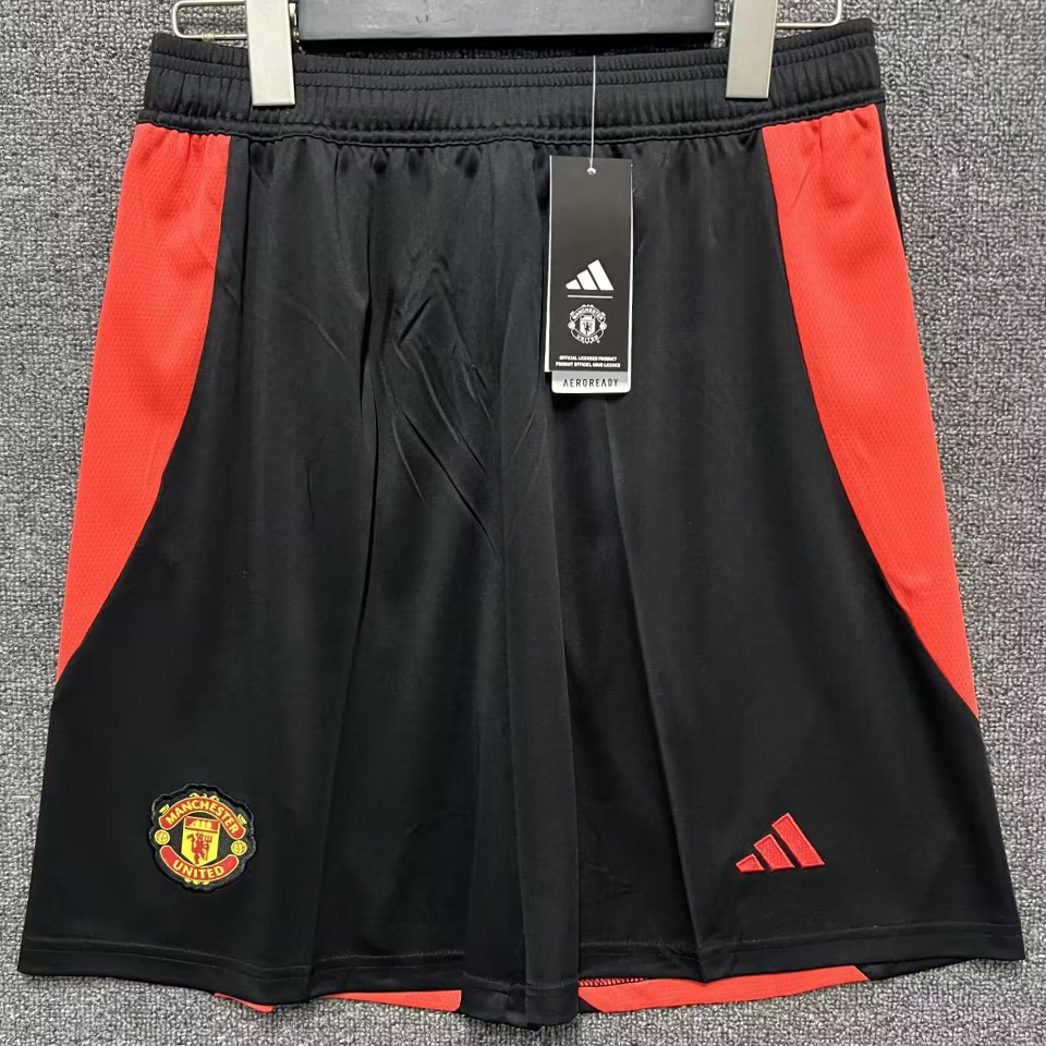 2024/25 M Utd Black Shorts Pants