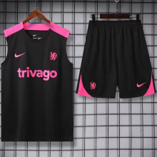 2025 CFC Black Vest Training Jersey(A Set)