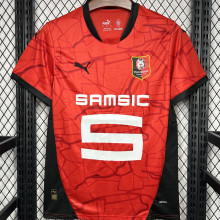 2024/25 Rennais Home Fans Soccer Jersey