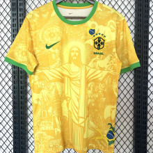 2024/25 Brazil Special Edition Yellow Fans Jersey