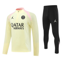 2025 PSG Light Yellow Sweater Tracksuit