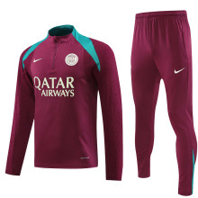 2025 PSG Wine Red Sweater Tracksuit