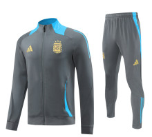 2025 Argentina Grey Jacket Tracksuit