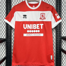 2024/25 Middlesbrough Home Red Fans Jersey