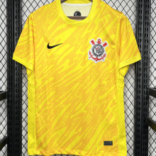 2024/25 Corinthians Yellow Goalkeeper Soccer Jersey