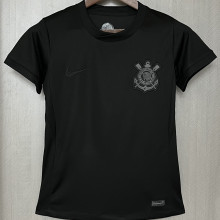 2024/25 Corinthians Away Black Women Soccer Jersey 女