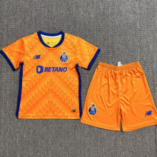 2024/25 Porto Away Orange Kids Soccer Jersey