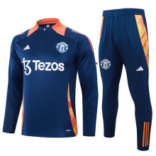 2025 M Utd Sapphire Blue Sweater Tracksuit