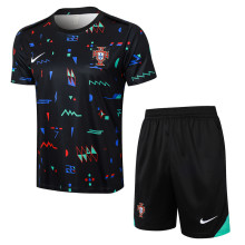 2025 Portugal Black Training Jersey(A Set)