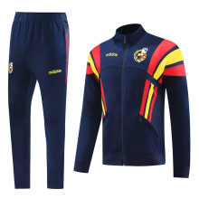 2025 Spain Sapphire Blue Jacket Tracksuit