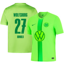 ARNOLD # 27 Wolfsburg  Home Green Fans Soccer Jersey 2024/25 ★★