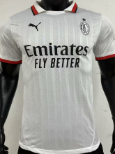 2024/25 AC Milan Away White Player Version Soccer Jersey