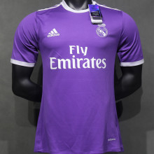 2016/17 RM Purple Away Retro Player Version Soccer Jersey  球员版