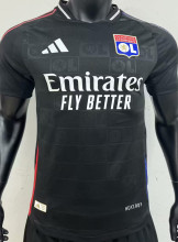 2024/25 Lyon Away Black Player Version Soccer Jersey