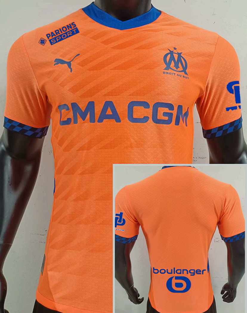 2024 25 Ms Third Orange Player Version Jersey