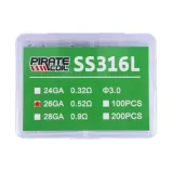 Prebuilt SS316L Coil box 100pcs