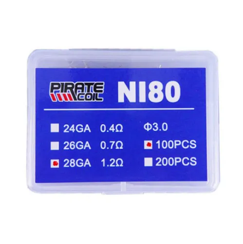 Prebuilt NI80 Coil box 100pcs