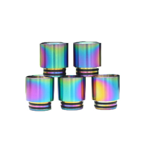Stainless 810 Drip Tips Rainbow